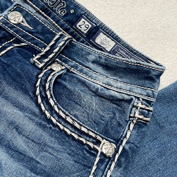 Miss Me Chloe Boot Denim Jeans Size 29 - Picture 9 of 11